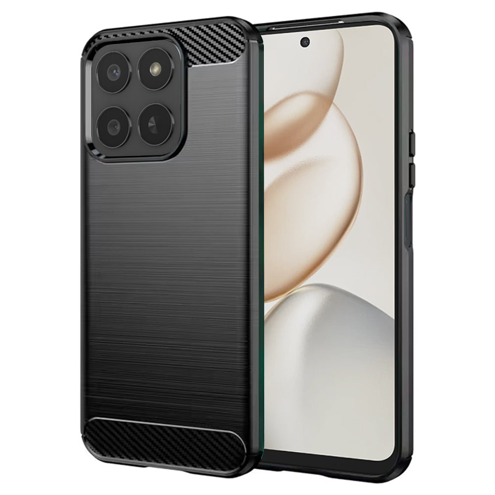 Pouzdro pro Honor 400 Smart 4G / X7d 4G / 400 Smart 5G, Techsuit, Carbon, Černá