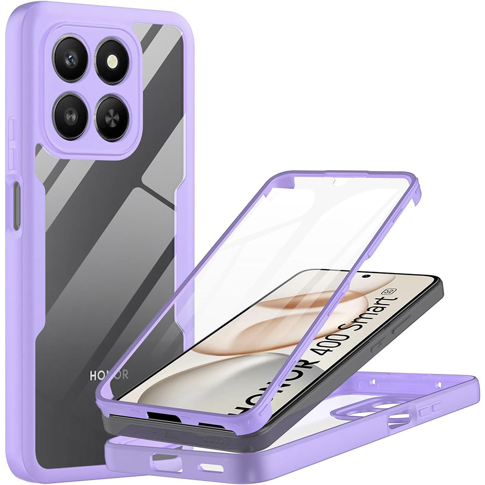Pouzdro pro Honor 400 Smart 4G / X7d 4G / 400 Smart 5G, Techsuit, ColorVerse 360, Fialové
