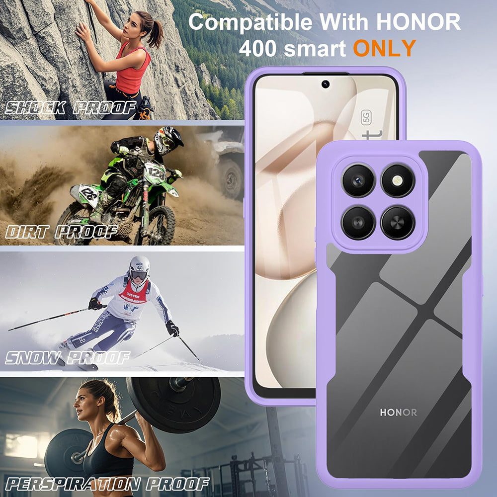 Pouzdro pro Honor 400 Smart 4G / X7d 4G / 400 Smart 5G, Techsuit, ColorVerse 360, Fialové