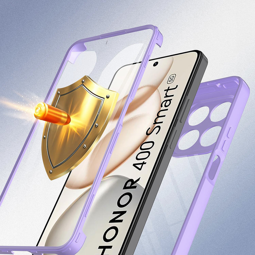 Pouzdro pro Honor 400 Smart 4G / X7d 4G / 400 Smart 5G, Techsuit, ColorVerse 360, Fialové