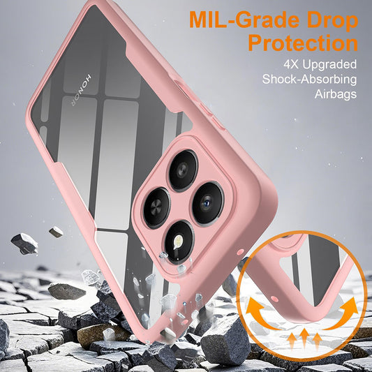 Pouzdro pro Honor 400 Smart 4G / X7d 4G / 400 Smart 5G, Techsuit, ColorVerse 360, Růžové