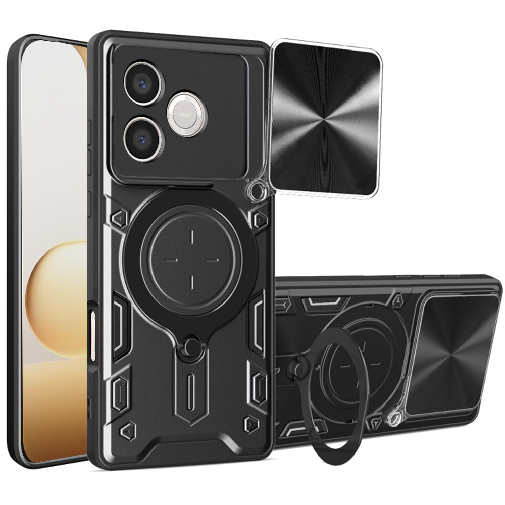 Pouzdro pro Honor 600 Lite, Techsuit, CamGuard Pro, Černá