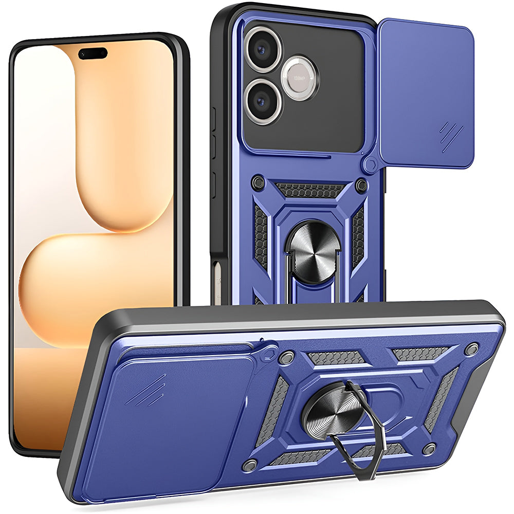 Pouzdro pro Honor 600 Lite, Techsuit, CamShield, Modrá