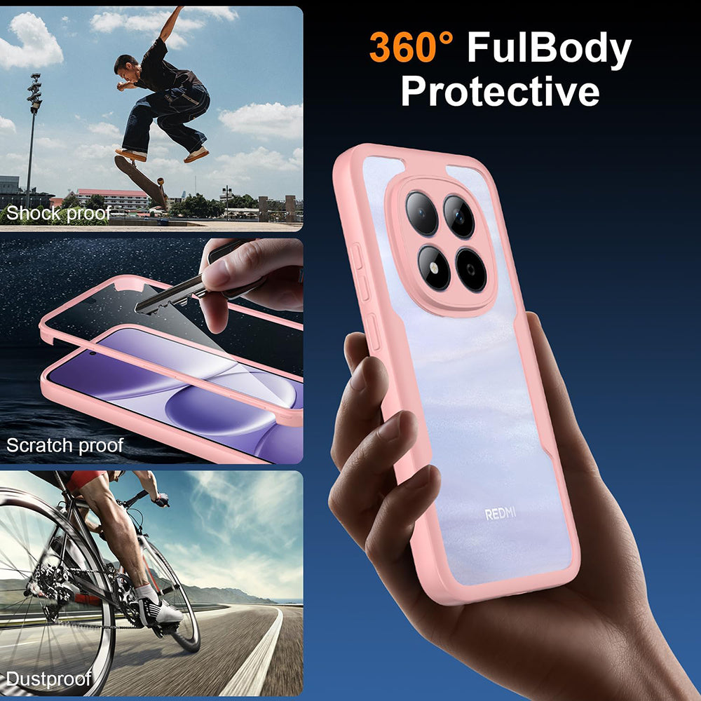 Pouzdro pro Honor 600 Lite, Techsuit, ColorVerse 360, Růžové