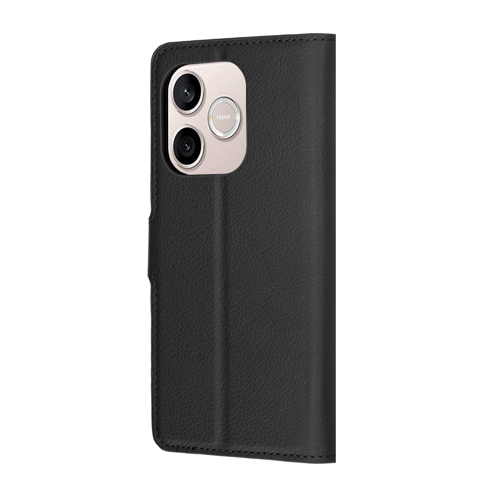 Pouzdro pro Honor 600 Lite, Techsuit, Leather Folio, Černá