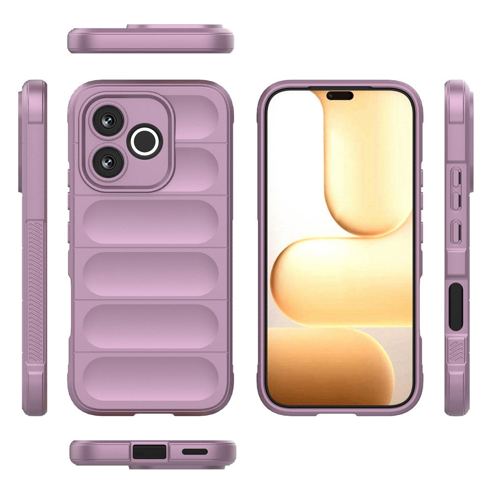 Pouzdro pro Honor 600 Lite, Techsuit, Magic Shield, Fialové