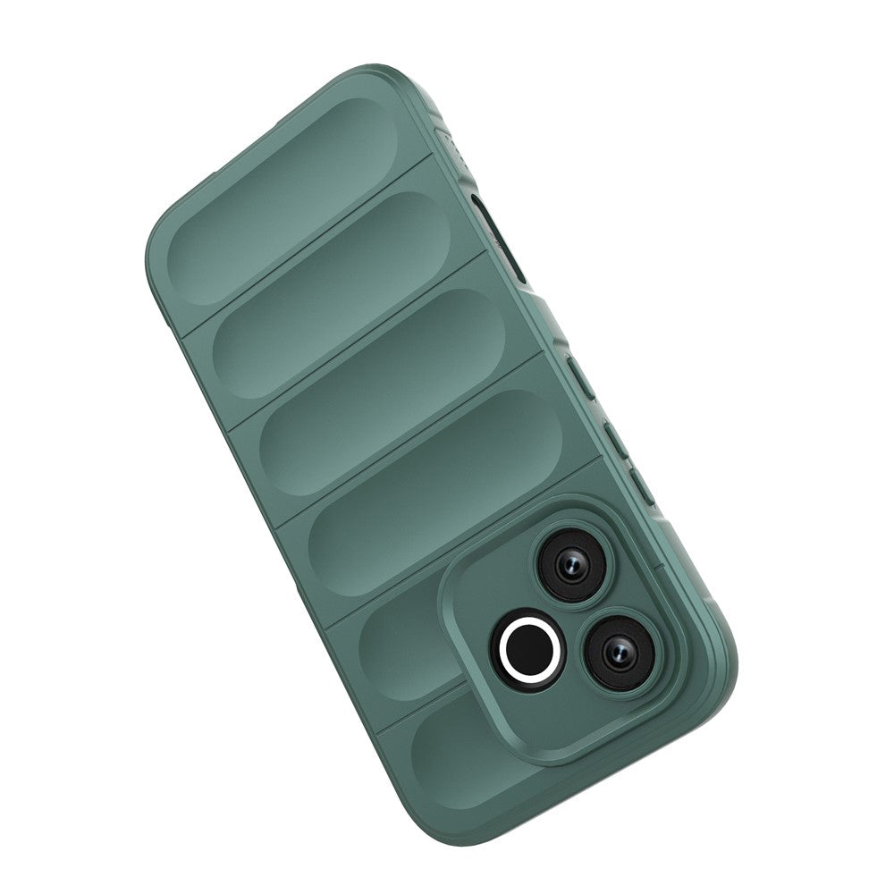 Pouzdro pro Honor 600 Lite, Techsuit, Magic Shield, Zelené
