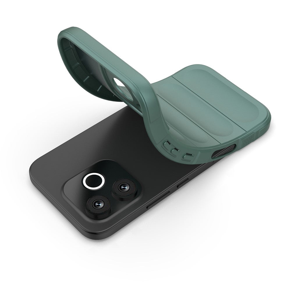 Pouzdro pro Honor 600 Lite, Techsuit, Magic Shield, Zelené