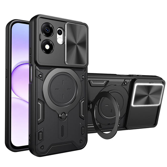 Pouzdro pro Honor 600 Smart, Techsuit, CamGuard Pro, Černé