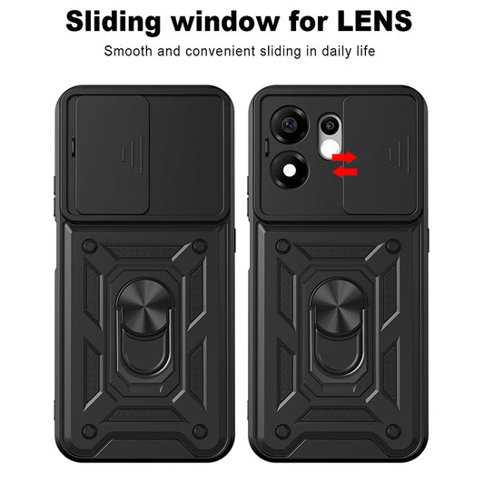 Pouzdro pro Honor 600 Smart, Techsuit, CamShield, Černé