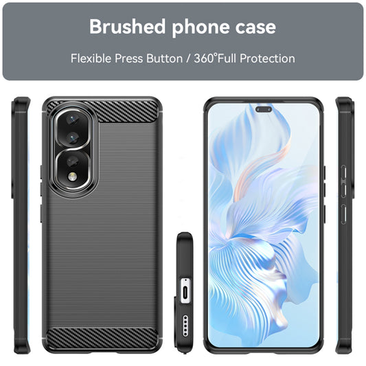 Pouzdro pro Honor 90 Pro / 80 Pro, Techsuit, Carbon, Černá