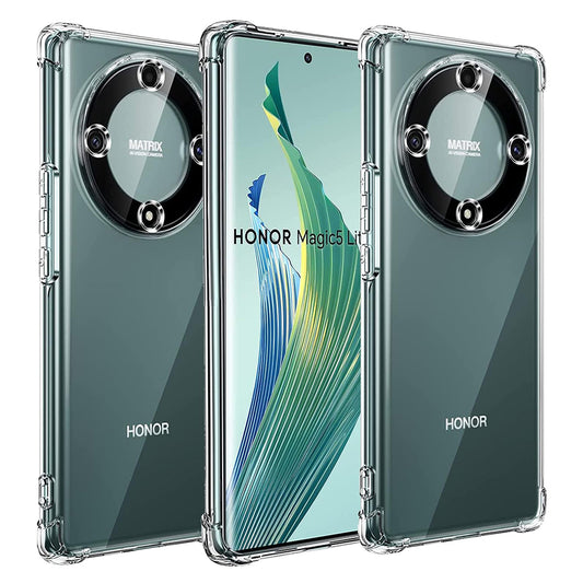 Pouzdro pro Honor Magic5 Lite, Techsuit, Odolné proti nárazům, Průhledné