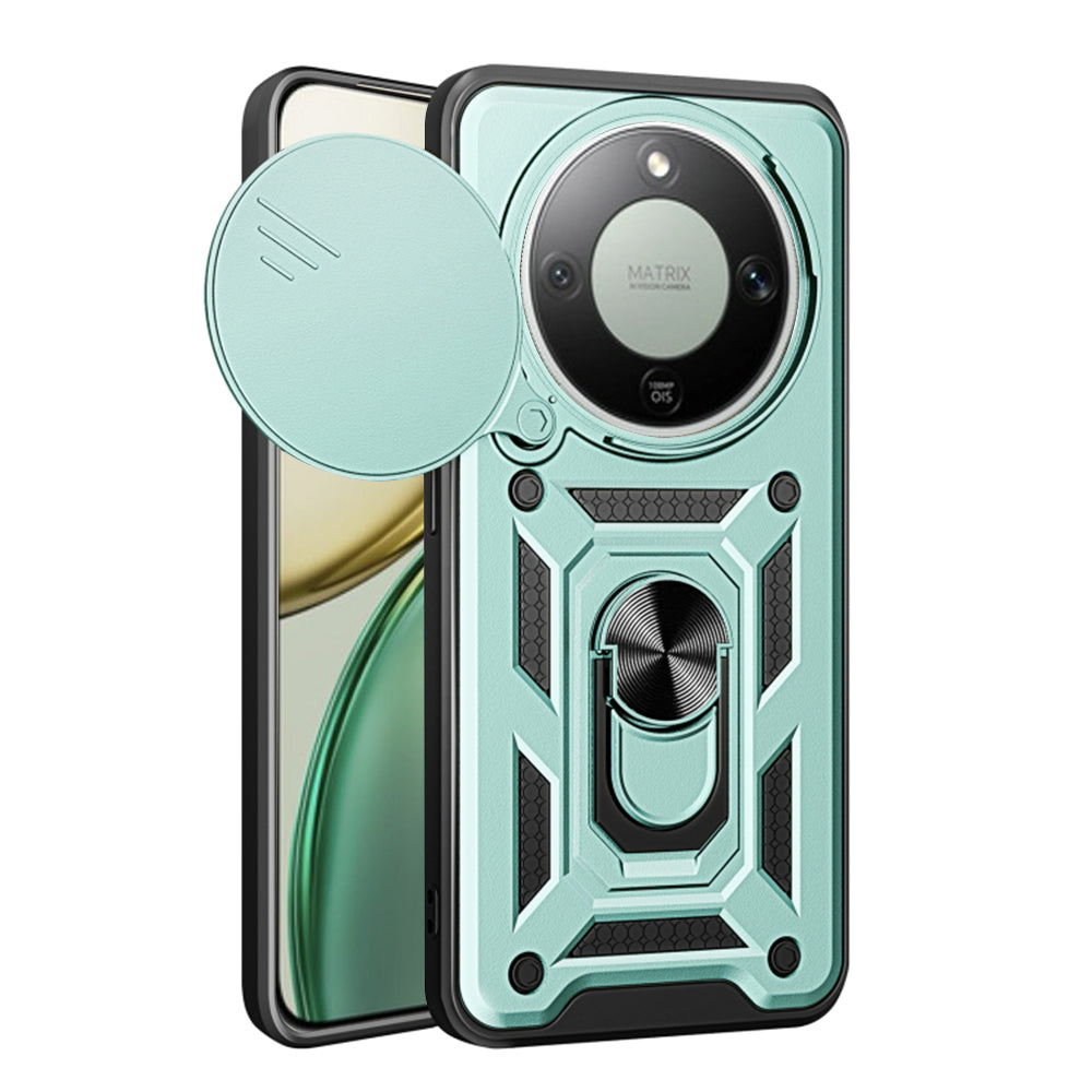 Pouzdro pro Honor Magic8 Lite, Techsuit, CamShield, Zelené