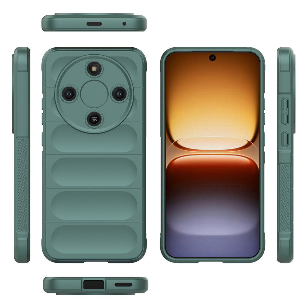 Pouzdro pro Honor Magic8 Lite, Techsuit, Magic Shield, Zelená