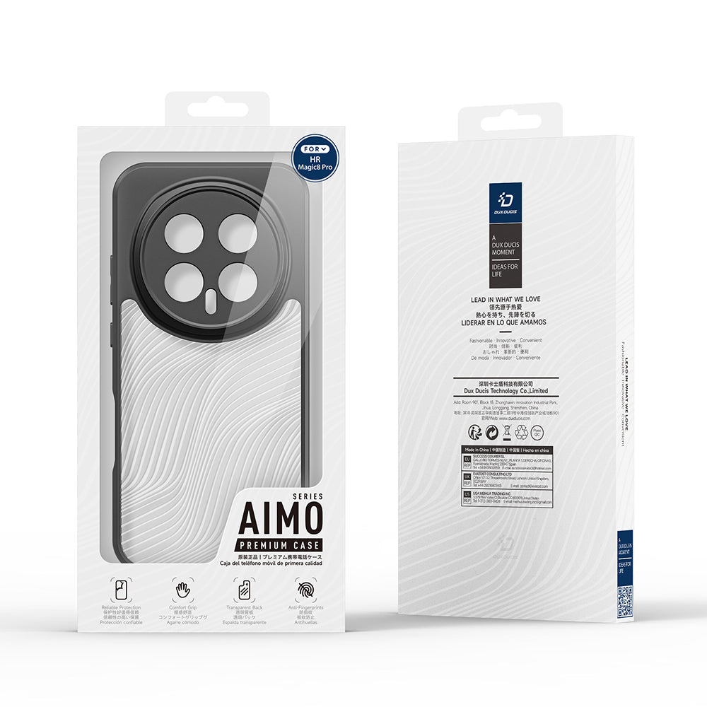 Pouzdro pro Honor Magic8 Pro, DUX DUCIS, Aimo, Černé