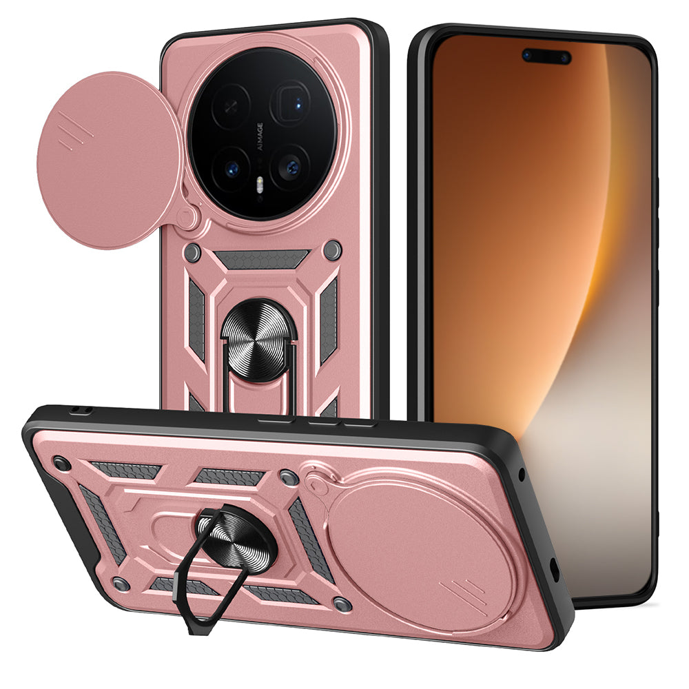 Pouzdro pro Honor Magic8 Pro, Techsuit, CamShield, Růžové Zlato