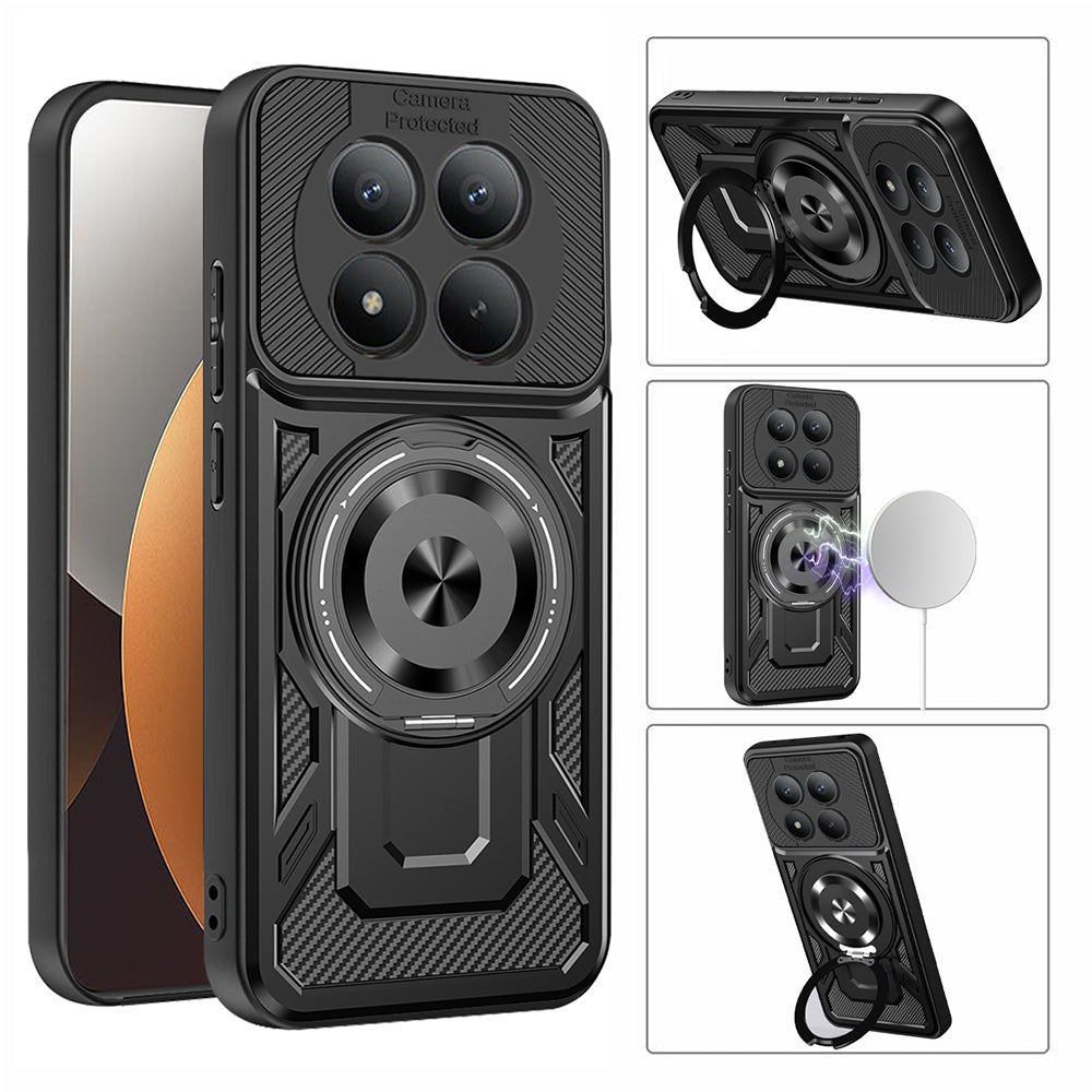 Pouzdro pro Honor Magic8 Pro, Techsuit, RuggedCam, Černá