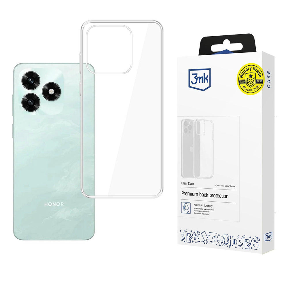 Pouzdro pro Honor X5c Plus, 3MK, Clear, Průhledné