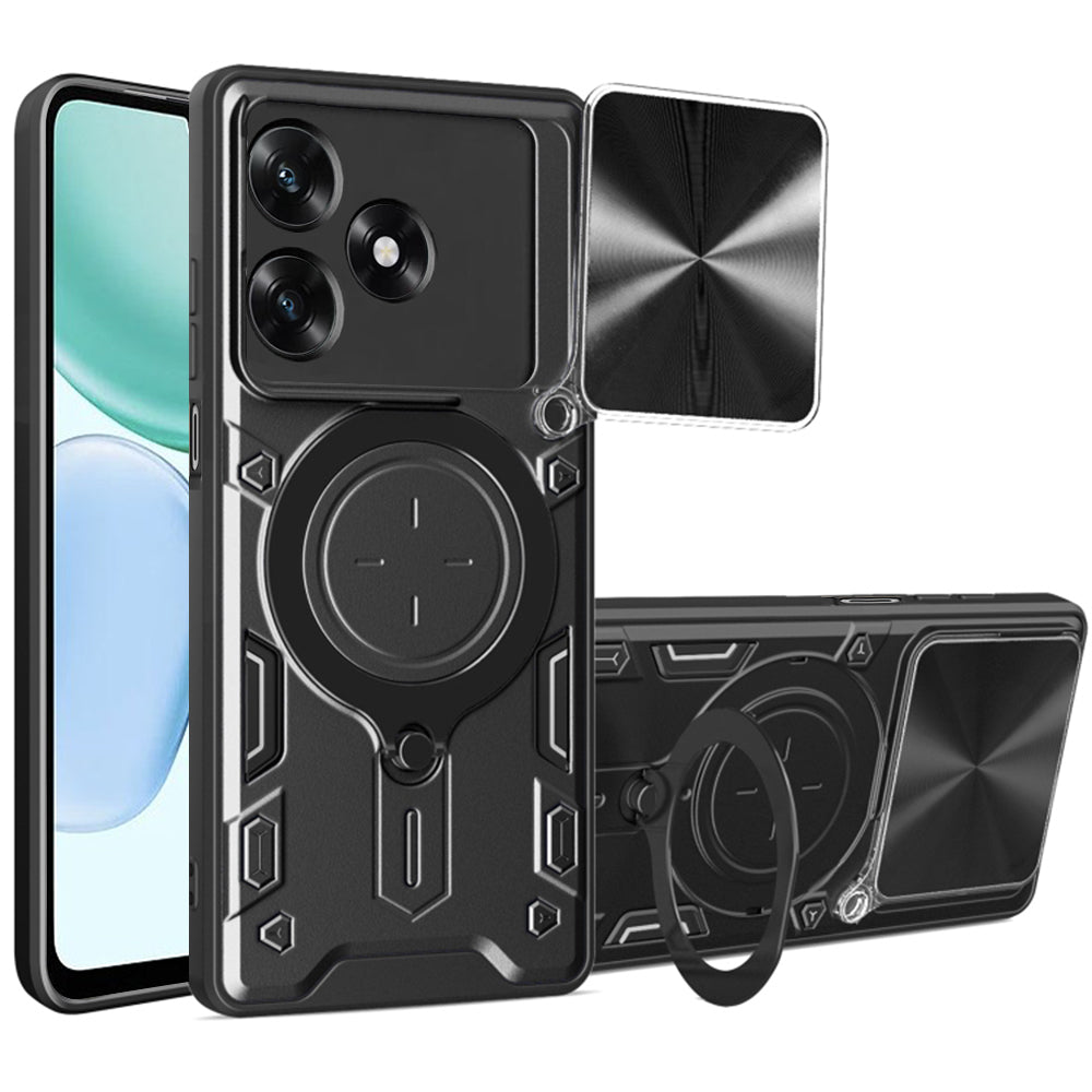 Pouzdro pro Honor X5c Plus, Techsuit, CamGuard Pro, Černá