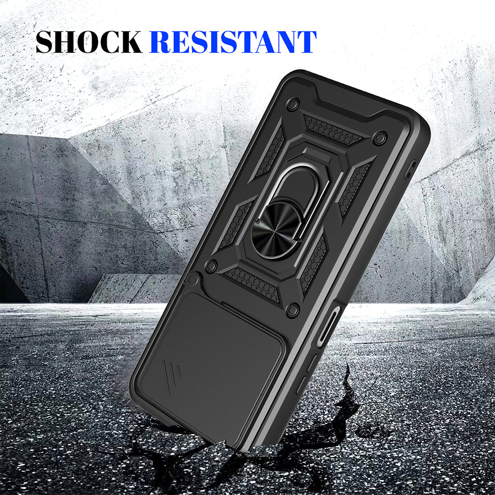 Pouzdro pro Honor X5c Plus, Techsuit, CamShield, Růžové Zlato