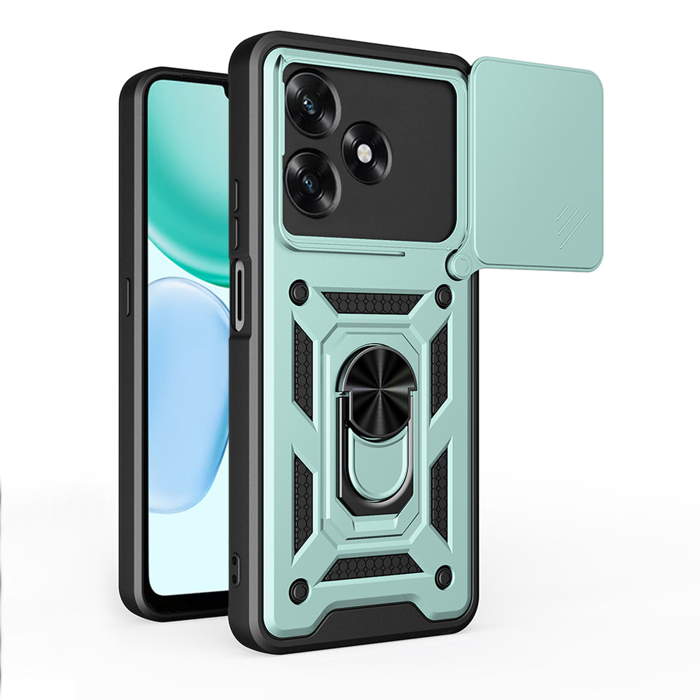 Pouzdro pro Honor X5c Plus, Techsuit, CamShield, Zelené