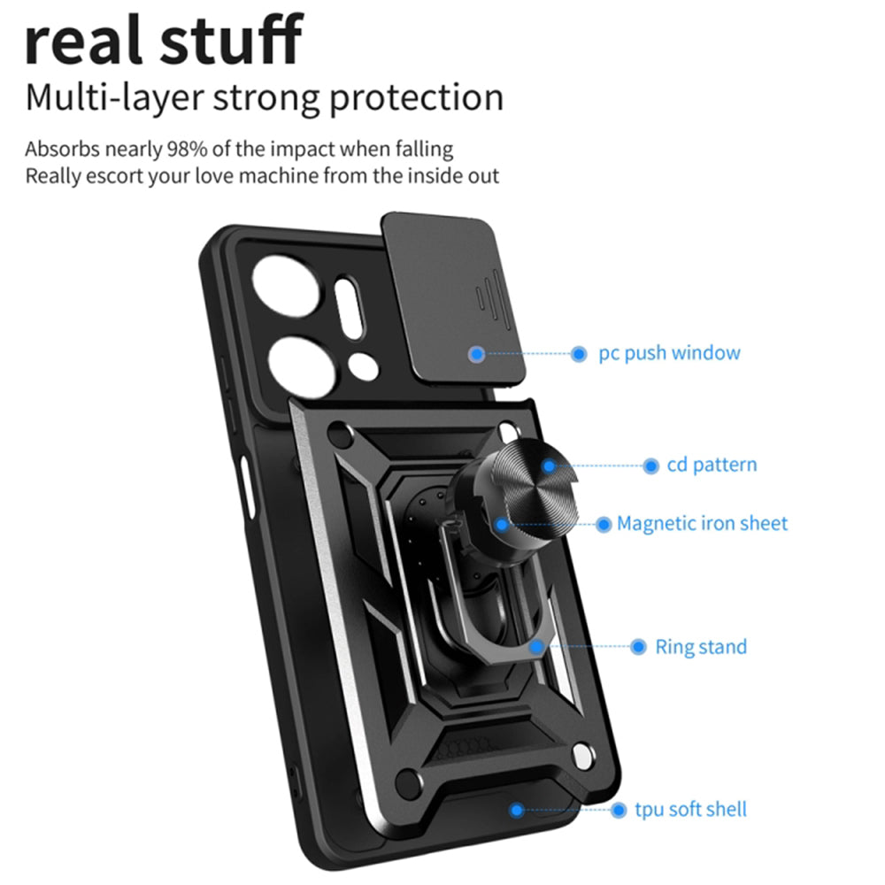 Pouzdro pro Honor X7a, Techsuit, CamShield, Modrá