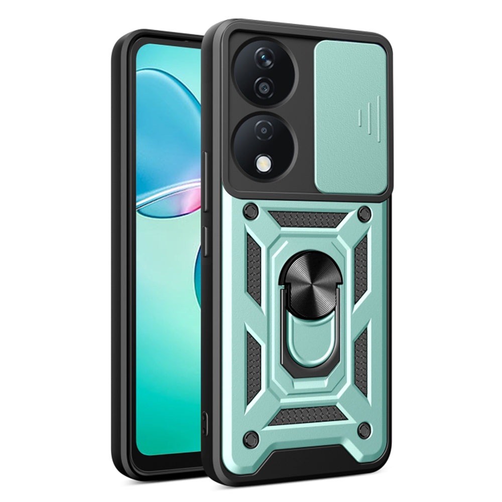 Pouzdro pro Honor X7b 5G / 90 Smart / X7b 4G, Techsuit, CamShield, Zelená
