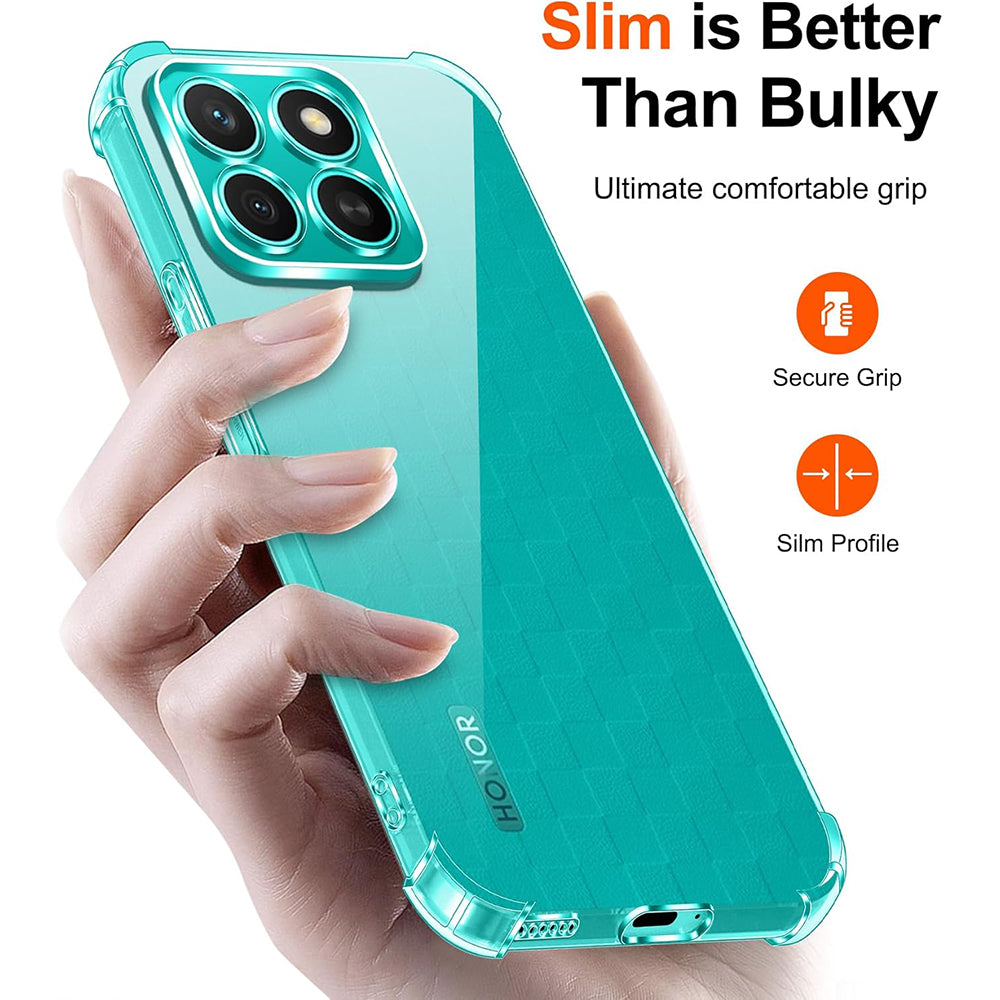 Pouzdro pro Honor X8c, Techsuit, Odolné proti nárazům, Průhledné