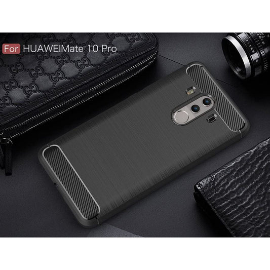 Pouzdro pro Huawei Mate 10 Pro, Techsuit, Carbon, Černé