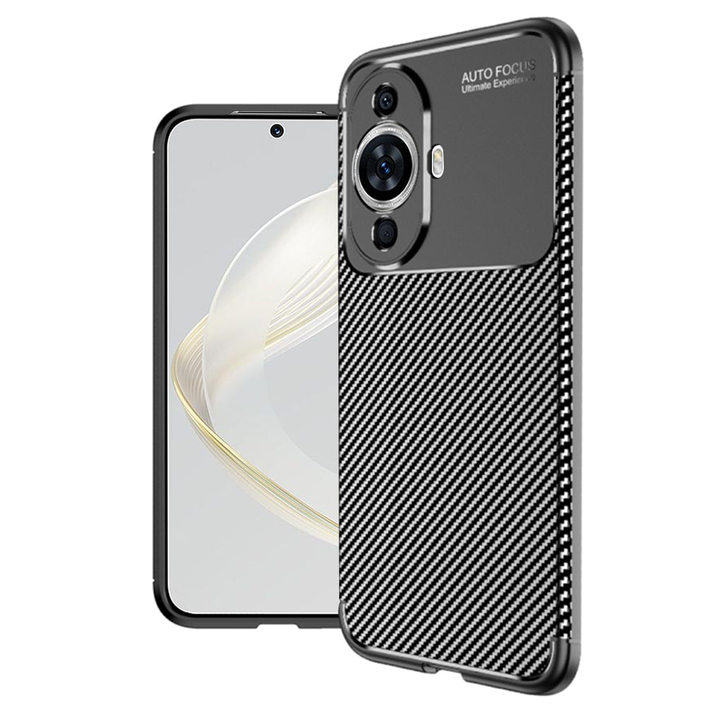Pouzdro pro Huawei nova 12s / nova 11, Techsuit, CarbonFiber, Černá
