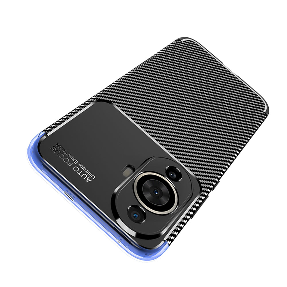 Pouzdro pro Huawei nova 12s / nova 11, Techsuit, CarbonFiber, Černá