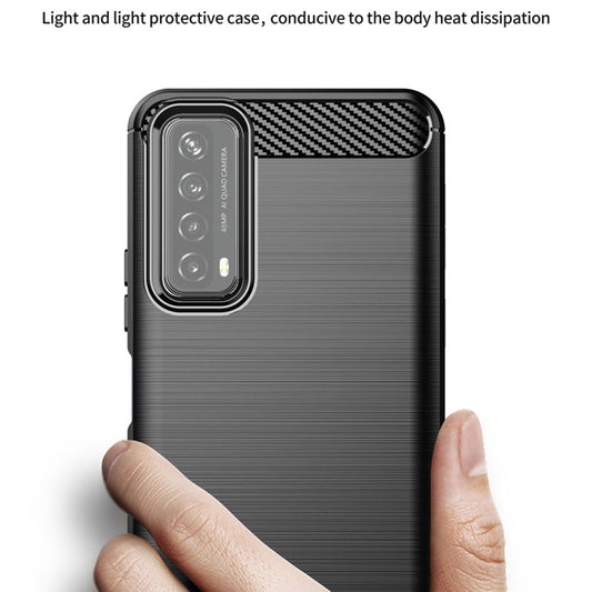 Pouzdro pro Huawei P smart 2021, Techsuit, Carbon, Černá