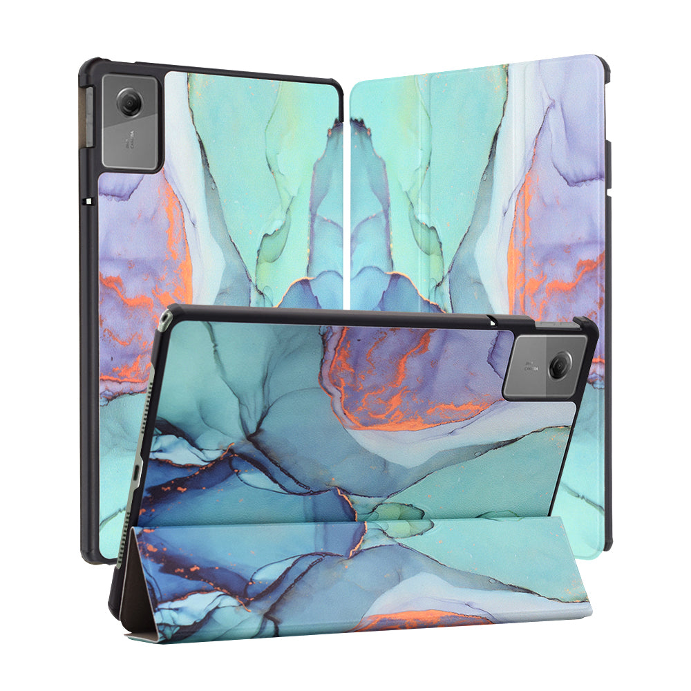 Pouzdro pro Lenovo Idea Tab 11, Techsuit, FoldPro Green Time, vícebarevné