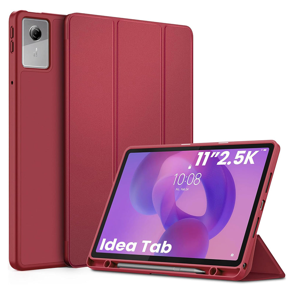 Pouzdro pro Lenovo Idea Tab 11, Techsuit, FoldPro, Červené