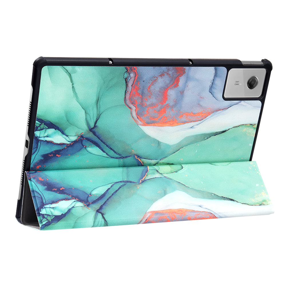 Pouzdro pro Lenovo Idea Tab Plus, Techsuit, FoldPro Green Time, Multicolor