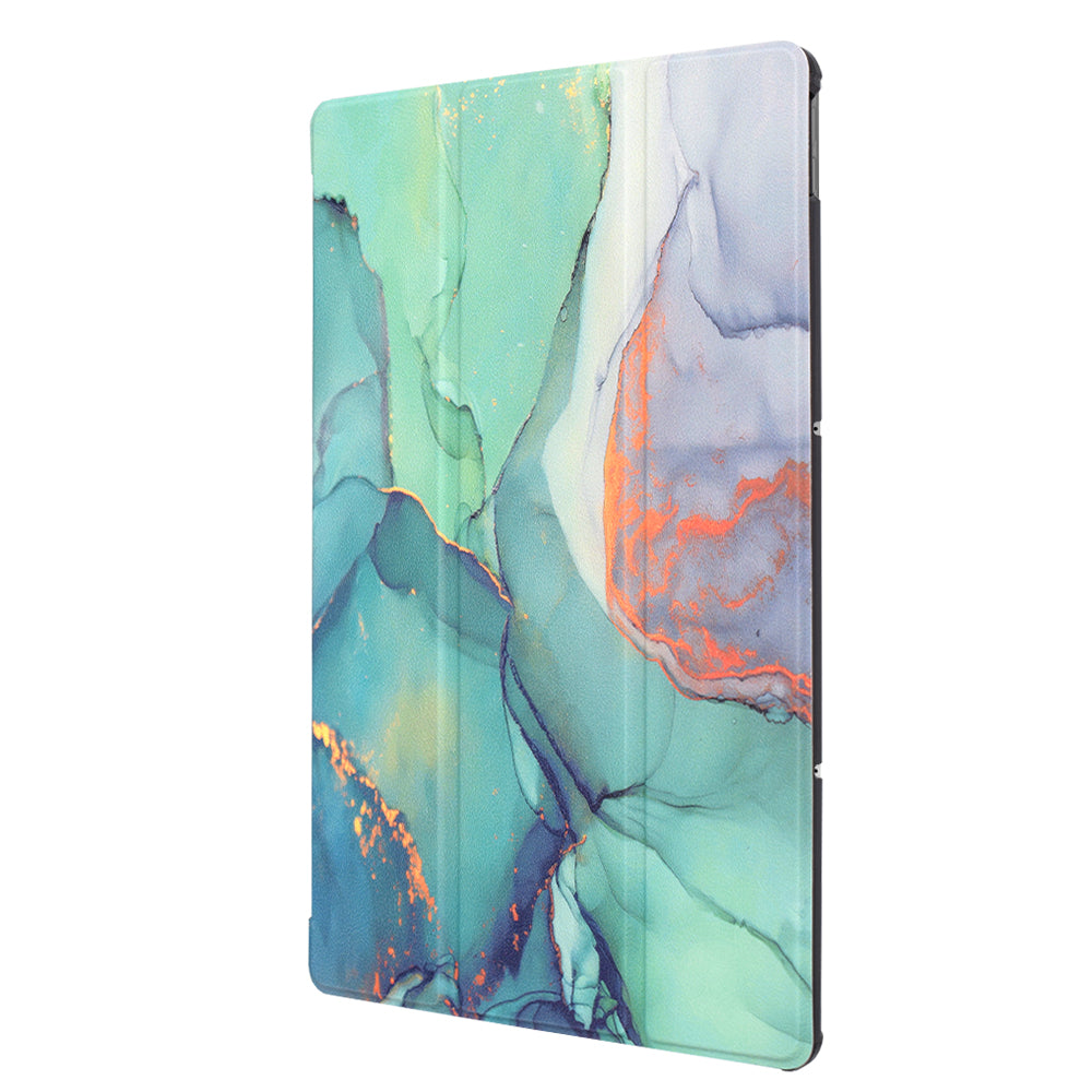 Pouzdro pro Lenovo Idea Tab Plus, Techsuit, FoldPro Green Time, Multicolor