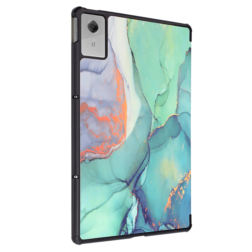 Pouzdro pro Lenovo Idea Tab Plus, Techsuit, FoldPro Green Time, Multicolor