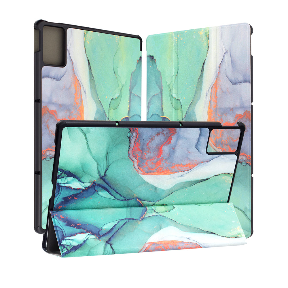 Pouzdro pro Lenovo Idea Tab Plus, Techsuit, FoldPro Green Time, Multicolor