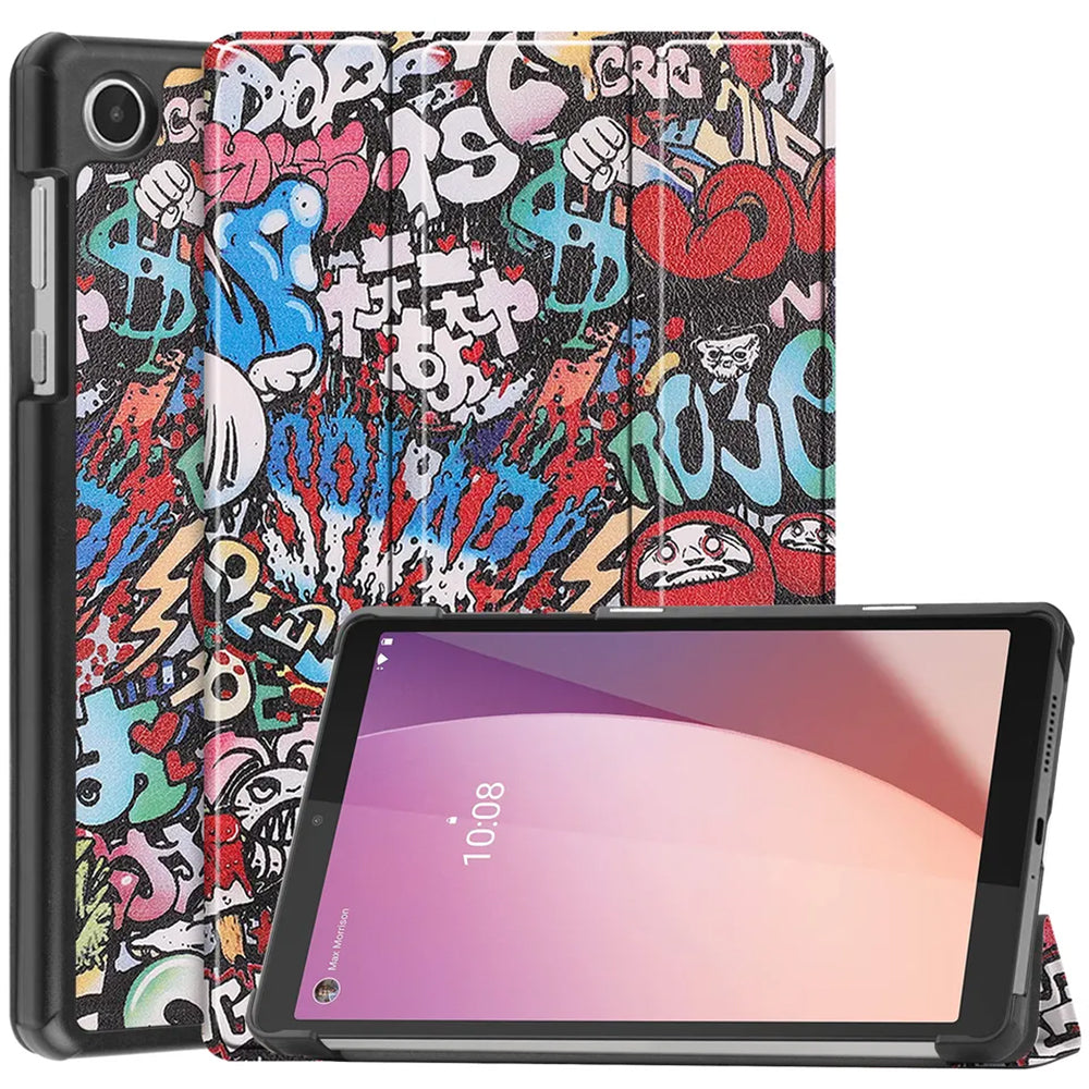 Pouzdro pro Lenovo Tab M8 (4th Gen), Techsuit, FoldPro Urban Vibe, Multicolor