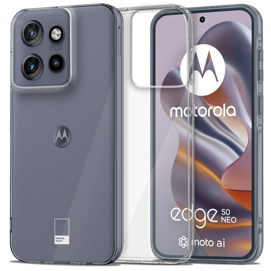 Pouzdro pro Motorola Edge 50 Neo, Tech-Protect, Flexair, průhledné