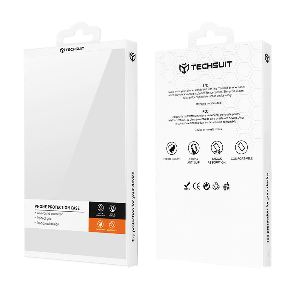 Pouzdro pro Motorola Edge 60 Pro, Techsuit, Carbon Shield Pro, modré
