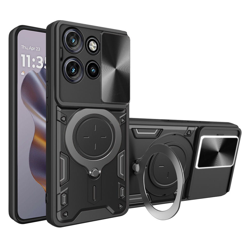 Pouzdro pro Motorola Edge 60 Neo / Edge 50 Neo, Techsuit, CamGuard Pro, Černá