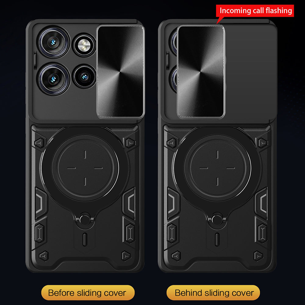 Pouzdro pro Motorola Edge 60 Neo / Edge 50 Neo, Techsuit, CamGuard Pro, Černá