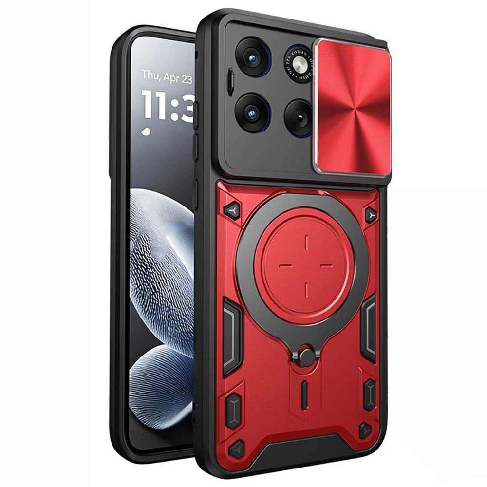 Pouzdro pro Motorola Edge 70 Fusion, Techsuit, CamGuard Pro, Červené