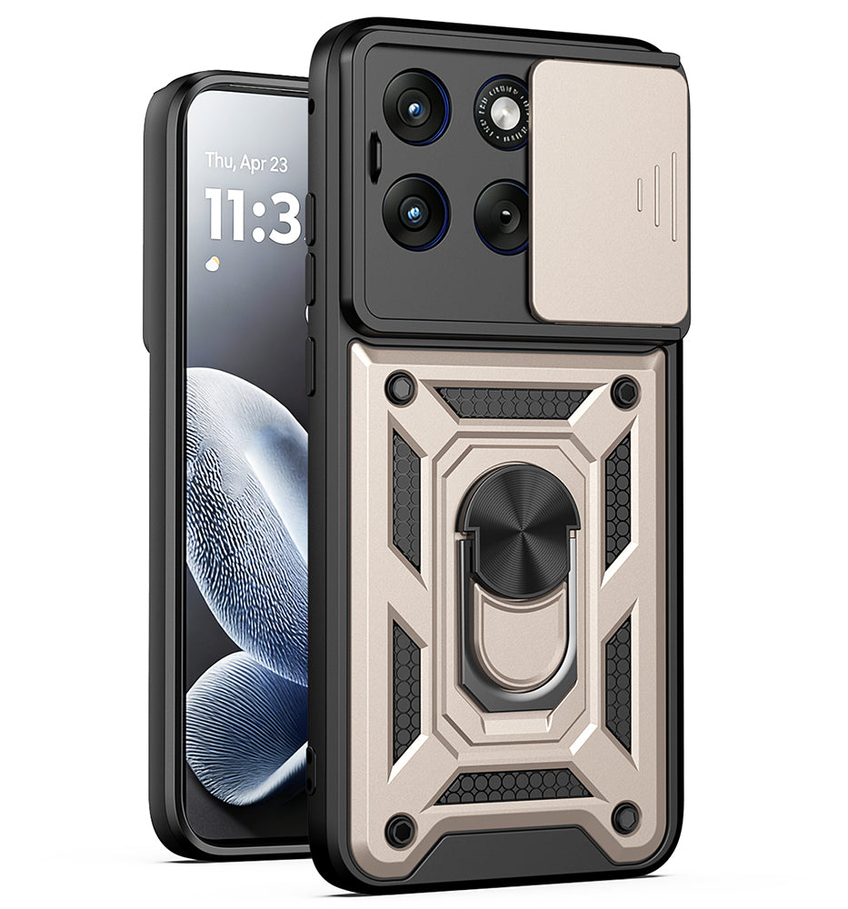 Pouzdro pro Motorola Edge 70 Fusion, Techsuit, CamShield, Zlaté