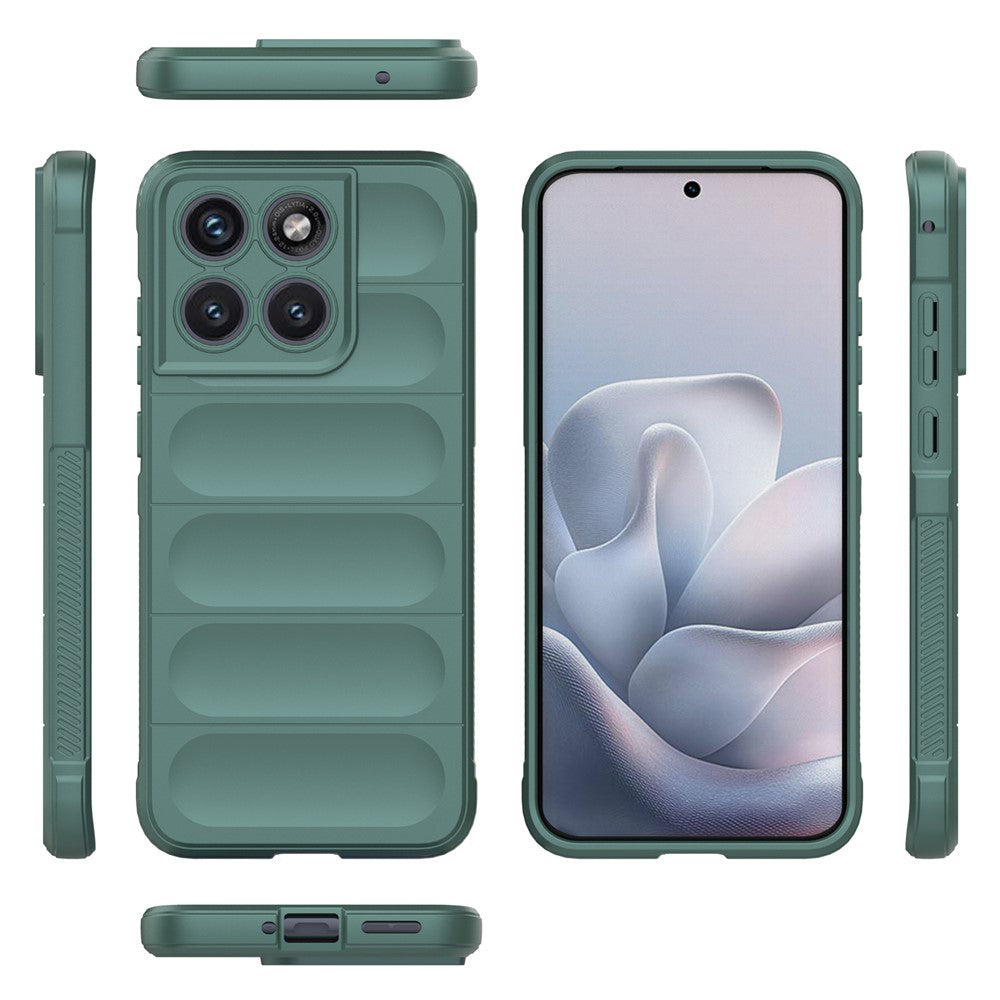 Pouzdro pro Motorola Edge 70 Fusion, Techsuit, Magic Shield, Zelené