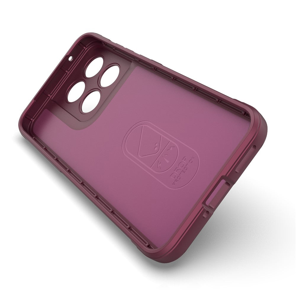 Pouzdro pro Motorola Edge 70 Fusion, Techsuit, Magic Shield, Tmavě červená
