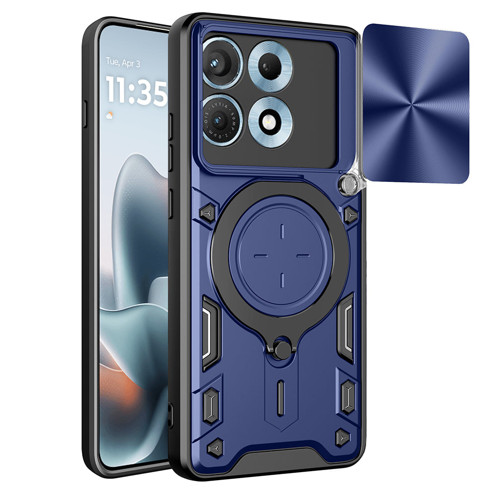 Pouzdro pro Motorola Edge 70 Max, Techsuit, CamGuard Pro, Modrá