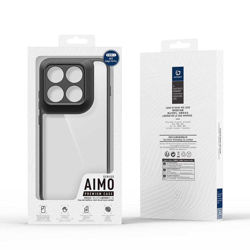 Pouzdro pro Motorola Edge 70 Pro, DUX DUCIS, Aimo, Černá