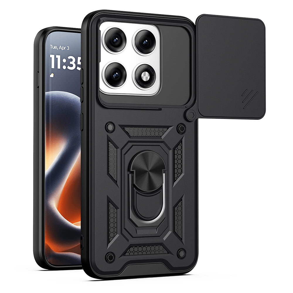 Pouzdro pro Motorola Edge 70 Pro, Techsuit, CamShield, Černá